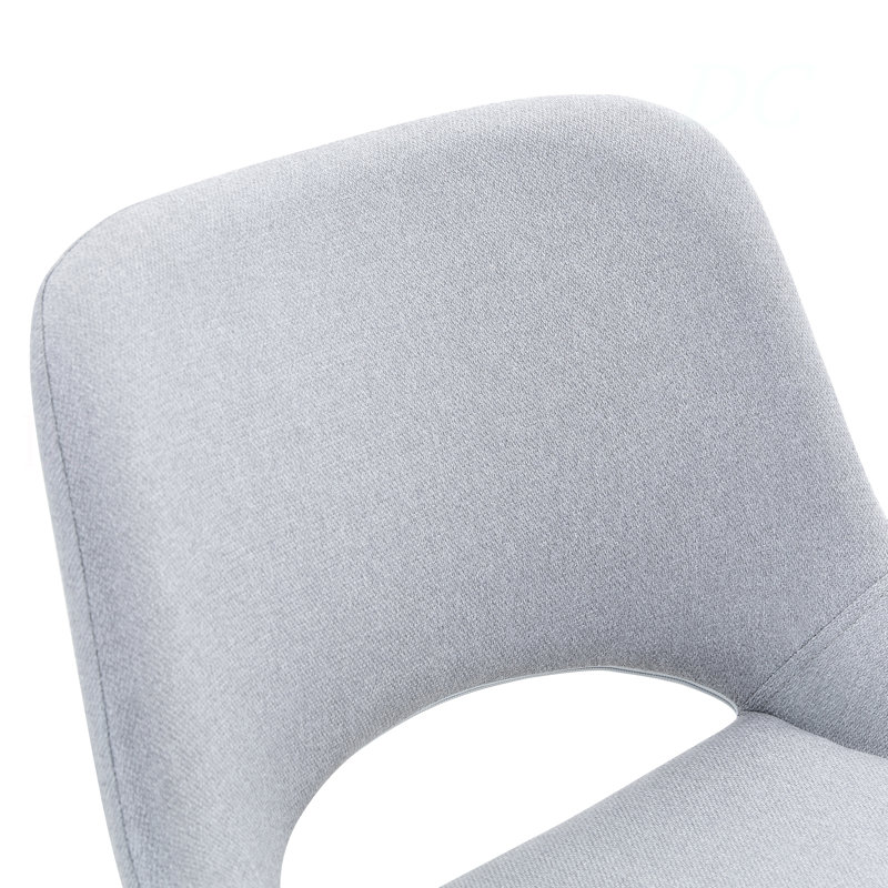 Ensemble de 2 tabourets de bar réglables Modern Modern, en tissu de lin, peut supporter jusqu'à 250 lb, convient aux bars à la maison et aux îlots de cuisine.