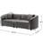 3-Seater Sofa With Streamlined Design