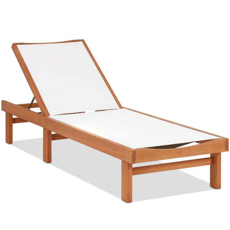 Brickfield 79" Long Reclining Eucalyptus Single Chaise