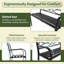 Metal Outdoor Bench