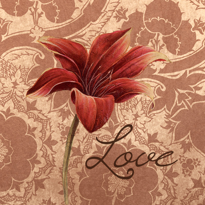 Love Flowers 4 - Wrapped Canvas Print, 51cm H x 51cm W x 3.8cm D