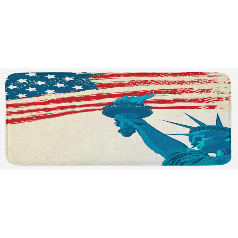 Tapis de cuisine american flag