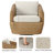 Rattan Patio Chairs with Ottoman-373351371-373351364