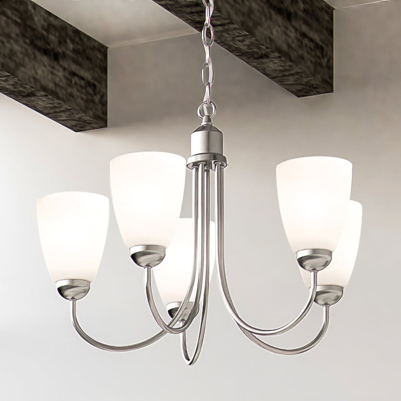 Lustre classique / traditionnel Vardin, 5, H 16 po x l 20,28 po x P 20,28 po