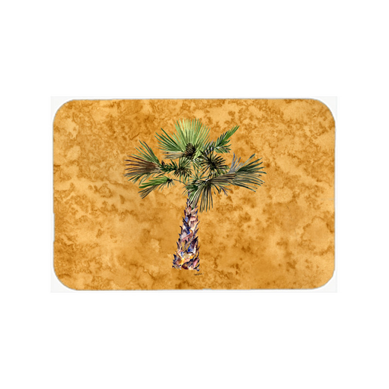 Caroline's Treasures Palm Tree Glass Cutting Board