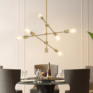 Luminaire suspendu linéaire noir entrelacé Kreios PILB-6L