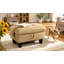 Repose-pieds rembourré en flanelle avec repose-pieds Athiste-1662927518