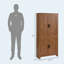 Armoire de rangement autoportante, garde-manger avec tablettes réglables pour la maison-129435955