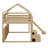 Delightful Wooden Loft Bed Boasting A House-Shaped Frame And Tent-Style Canopy-114355515-114355517