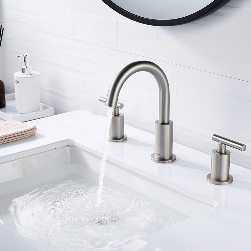 Timed Flow Tap with Waste, Brushed Nickel