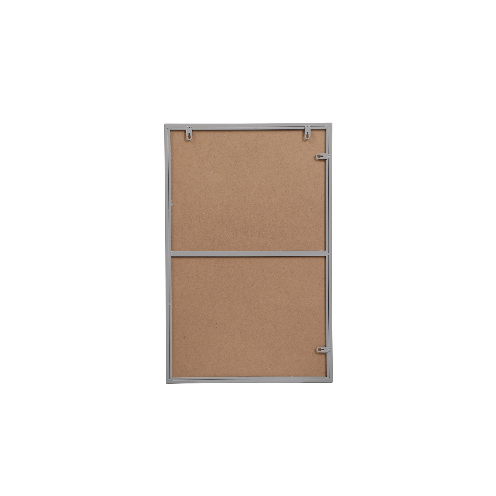 Sabine Metal Rectangle Wall Mirror, 18" x 28", Gray