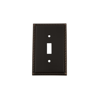 Rope 1-Gang Toggle Light Switch Wall Plate