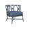 Tegal - Chaise - Bleu marine rétro, structure indigo - Siège indigo Finn