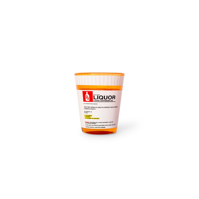 Rx Prescription 2 oz. Verre à liqueur