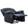 Emryn 38" Wide Modern Breathable Faux Leather Manual Recliner with Overstuffed Arm and Back