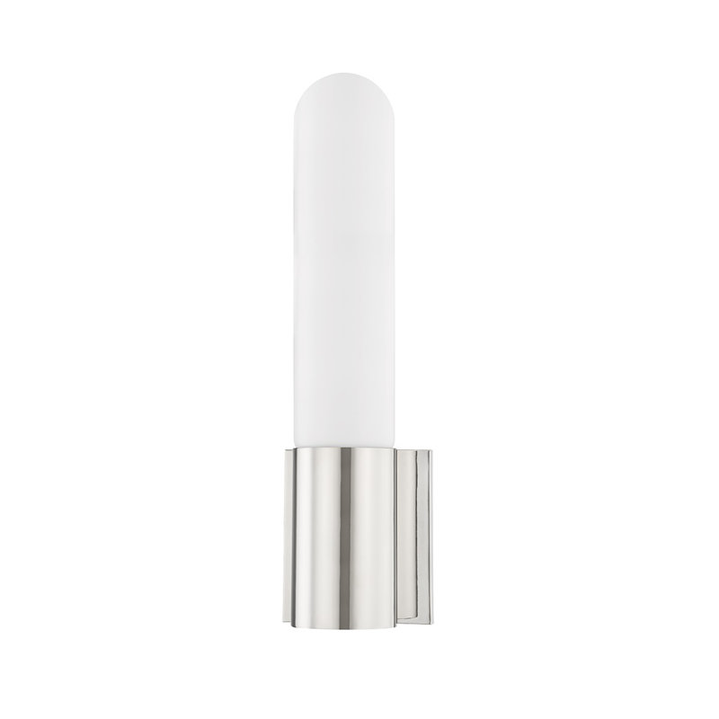 Mendocino 1 - Light Flush Mounted Sconce, Polished Nickel