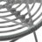Tee Outdoor Side End Table, 20 Inch Rattan Weave With Glass Top, Gray-121489503