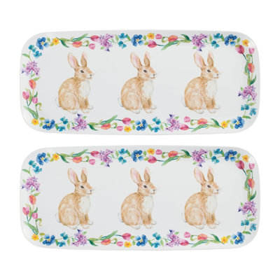 2-Piece Hello Easter 15" Tray