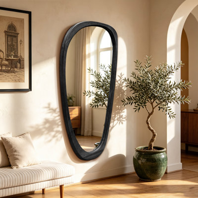 Miroir d'appoint mural asymétrique