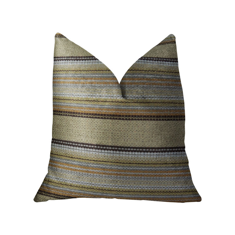 Coussin fait main Camp Evergreen, H 12 po x l 25 po