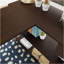 Bureau en L, finition brune