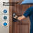 Smart  Lock with Handle Black Fingerprint Door Lock with Electronic Deadbolt