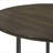 Natural and Gunmetal Top Accent Table