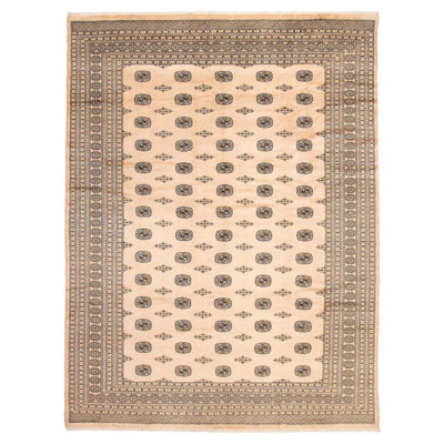 Finest Peshawar Bokhara Beige Rug 9'11" x 13'6"