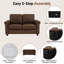 3 Piece Loveseat Living Room Set-18716407