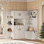 Armoire de vestibule multifonctionnelle 2-en-1 avec rangement et 4 crochets-1450152125