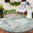 Arneshia Orietal Blue Indoor/Outdoor Area Rug-1015133226