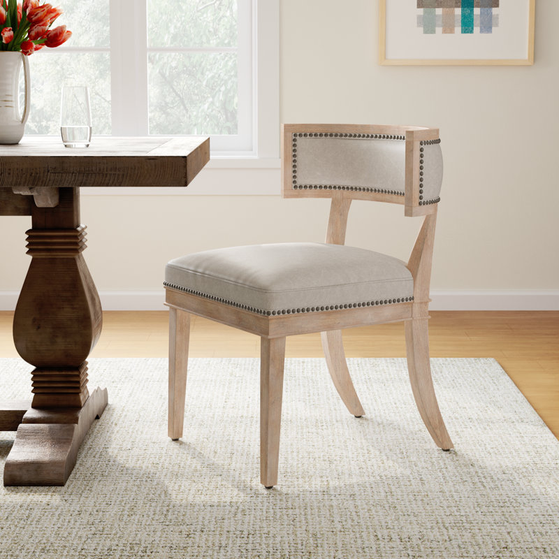 Brooks Leather Upholstered Side Chair - 1 chair only not a set