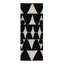 Moroccan Area Rug in Black/Beige-67117128
