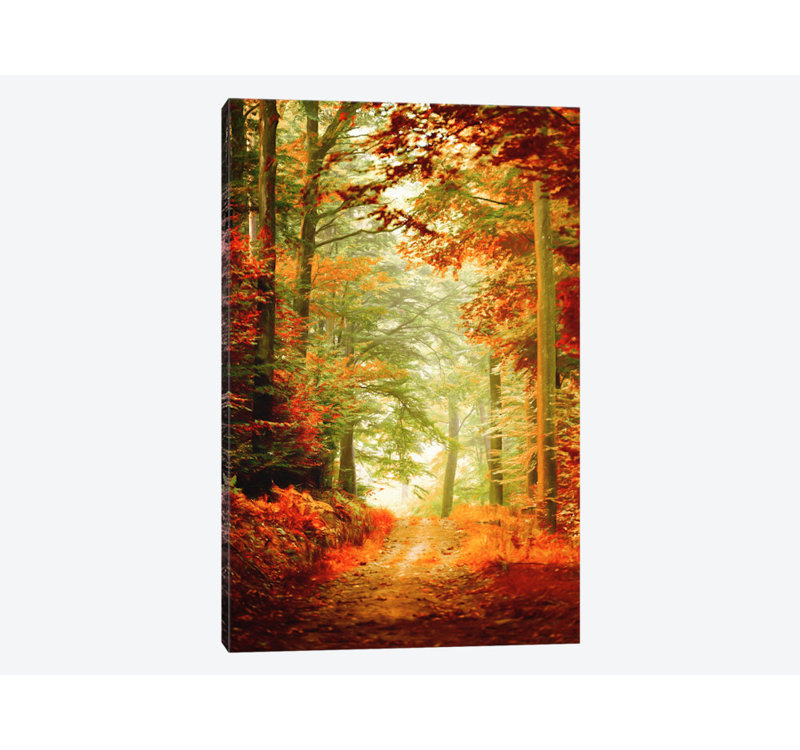 « automne painting », reproduction de photo sur toile, H 18 po x l 12 po x P 1,5 po