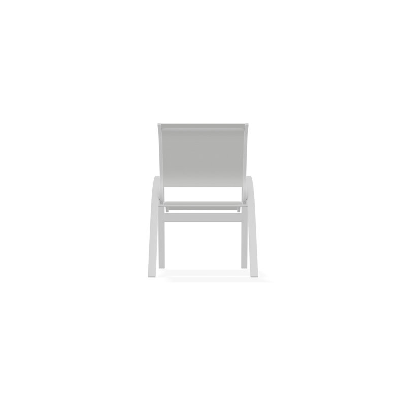 Aruba II Outdoor Dining Chair, White 6D Sunbrella®, White