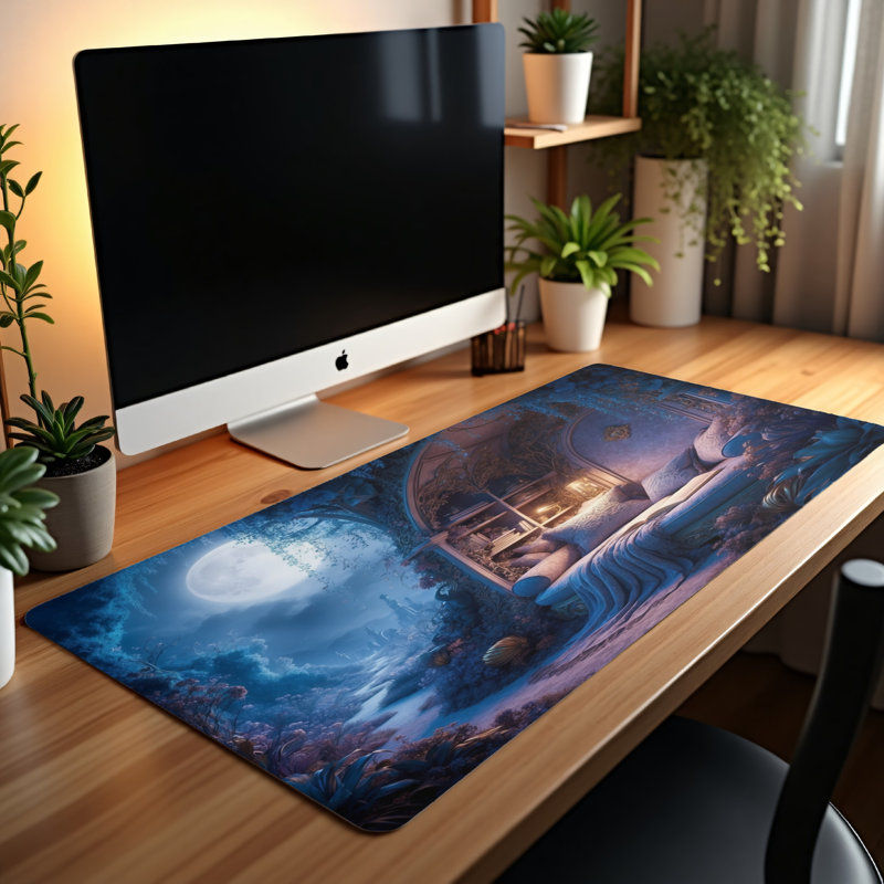 Polyester Desk Pad, 31.5x15.5