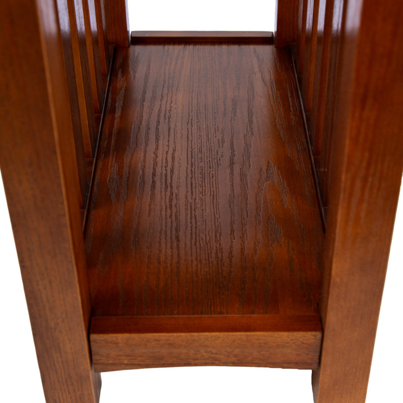 Mission Solid + Manufactured Wood Impeccable Side Table, Medium Oak