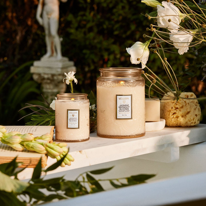 Jasmine Midnight Blooms Large Jar Candle