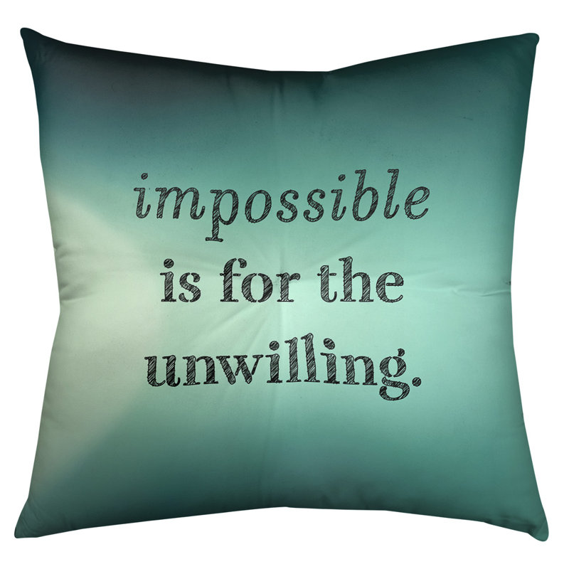Throw Pillow, 26" H x 26" W, Teal Glow
