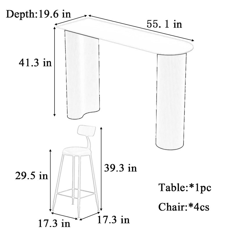 Housel, 41.3"H x 55.1"L x 19.6"W, White