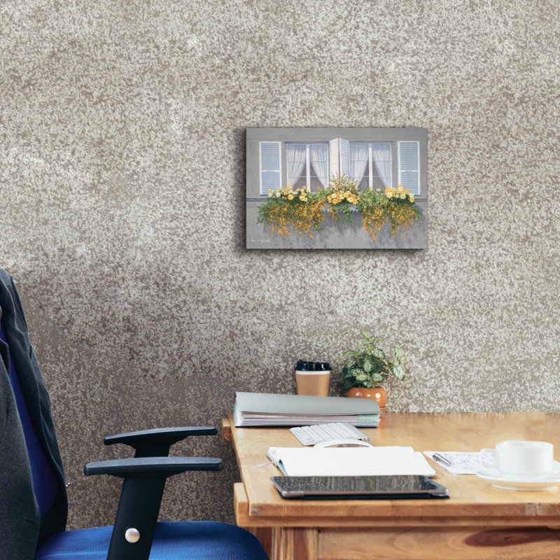 «Spring Window» par Diane Romanello, H 12 po x l 18 po x P 0,75 po