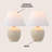 Myron 18" Minimalist Scandinavian Concrete Effect Resin/Iron LED Table Lamp-866363035