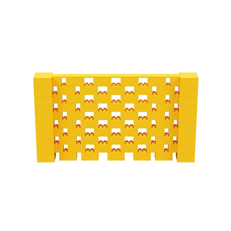 Ensemble mural Everblock, Jaune, H 60 po x l 108 po x P 12 po
