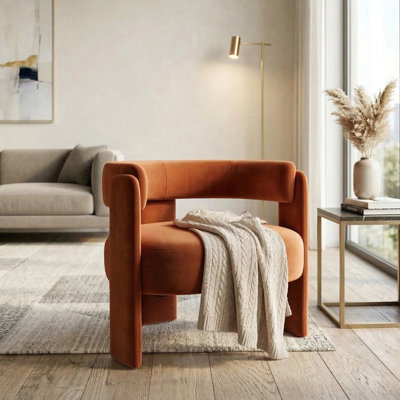 Chaise d'appoint moderne avec coussins moelleux et structure en métal robuste pour un confort et un style luxueux