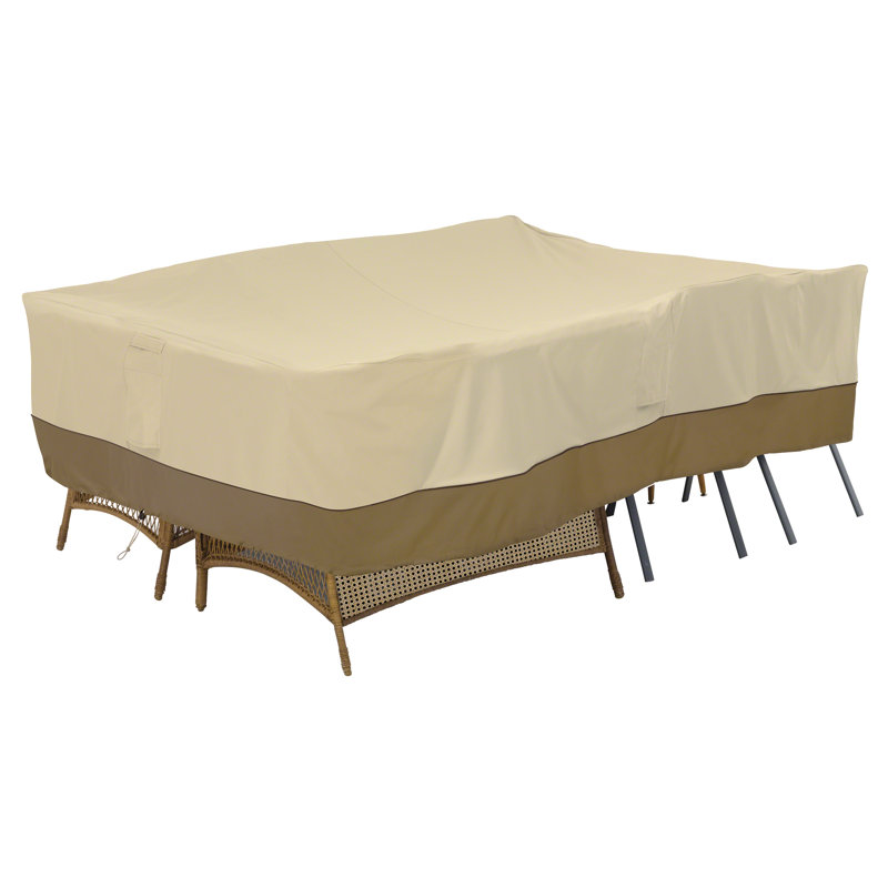 Housse pour table de patio résistante à l'eau Paulding avec garantie de 3 ans