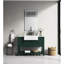 Grand miroir de salle de bain à DEL de 40 po x 32 po - Brouillard, intensité variable, 3 couleurs, fonction mémoire, fixation murale pour une décoration chic