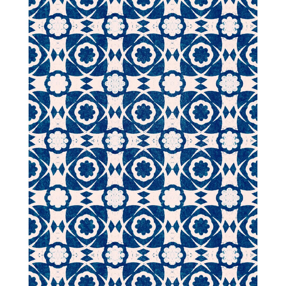 Glatte Fototapete Aegean Tiles 3,94 m x 205 cm