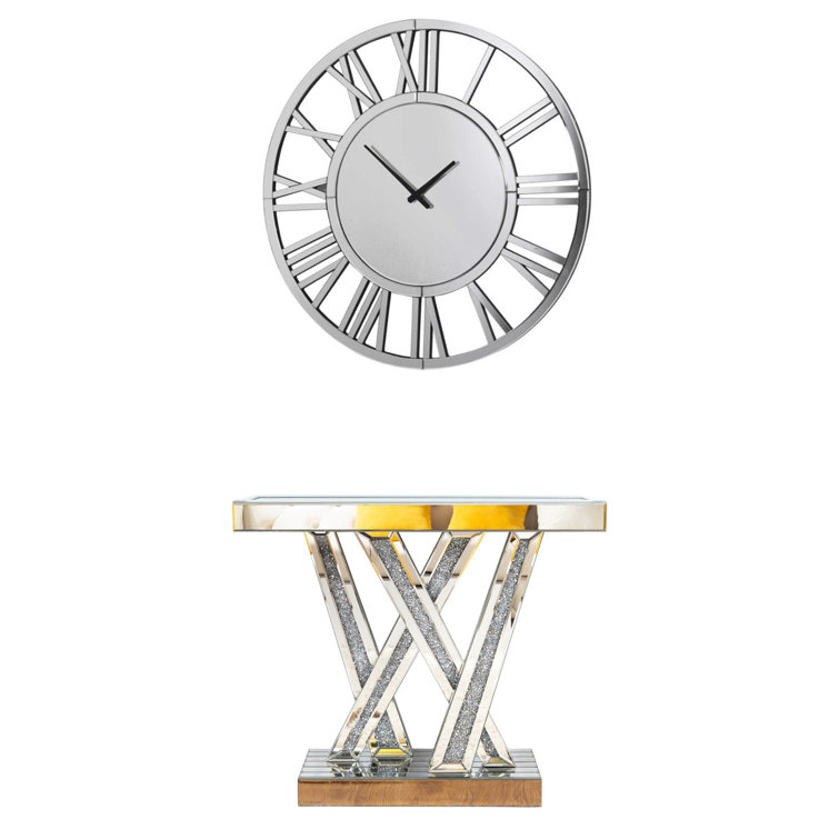 Console Table Clock Set