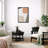Mid Century Shape "Muted Abstract Color Blocks Artwork, Vibrant Simple Neutral Modern Wall Pictures, Framed Canvas Giclee Print Wall Art"-56686971-56686975