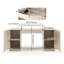 Bureau d'ordinateur 59,8 po Modern White